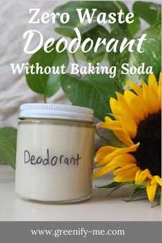 Deodorant Without Baking Soda, Baking Soda Deodorant, Diy Shampoo Recipe, Baking Soda Free Deodorant, Baking Soda For Hair