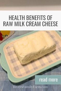 Make your own cream cheese using raw milk and enjoy all the health benefits! We're taking a deep dive into the nutrition of cream cheese. Read more on the blog! Cheese Benefits, Yogurt Making, Scratch Cooking, Kefir Recipes, Milk Kefir, Homemade Items, Make Cream Cheese