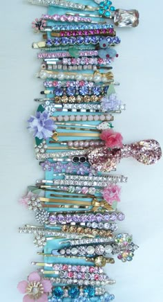 pins Organizing Hair Accessories, Diy Hair Accessories, Girly Stuff, Head Band, Hair Sticks, Bijoux Diy, Diy Hairstyles, Bling Bling, Hair Jewelry