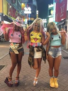 Pastel Harajuku, Gyaru Aesthetic, Agejo Gyaru, Gyaru Makeup, Main Point, Pin Up Outfits, Long Boots