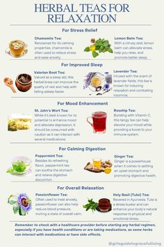 the health benefits of teas for relaxation