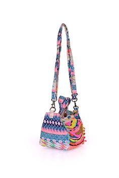 Embellished Mini Tote Long adjustable straps Magnetic button closure Lined inside Fabric: 60% cotton 40% polyester Size: 11.5" X 6" X 6" Free Spirited Woman, Beautiful Inside And Out, New Launch, Must Have Items, Mini Tote, Clothing Labels, Simple Outfits, Daily Outfits, Boho Outfits