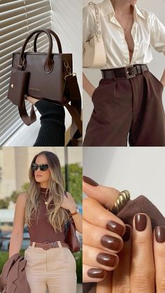 Brown Jeans Outfit Women, Psychologist Outfit, Brown Jeans Outfit, Capsule Wardrobe Women, Color Combinations For Clothes, Easy Chic, Beige Outfit, Stylish Work Attire, Pinterest Fashion