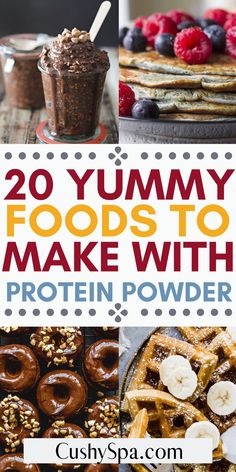 20 yummy foods to make with protein powdered waffles, pancakes, and more