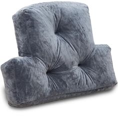 the reclining chair is made out of plush material