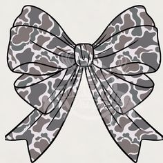 an image of a bow with camouflage print