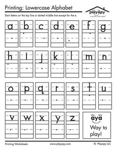 letter tracing worksheets Lowercase Letters Printable, Handwriting Worksheet, Letters Printable, Homeschool Preschool Activities, Letter Tracing Worksheets, Alphabet Tracing Worksheets, Lowercase Alphabet, Printable Alphabet