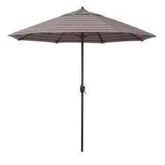 an open umbrella on a white background