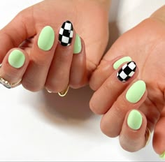 Checkered Nails, Western Nails, Gel Paint, Madam Glam, Square Nail, Nail Style, Get Nails