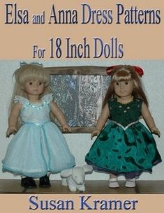 Buy Elsa and Anna Dress Patterns for 18 Inch Dolls by Susan Kramer (eBook) online at Lulu. Visit the Lulu Marketplace for product details, ratings, and reviews. Short Sleeve Dress Pattern, Anna Dress Frozen, Small Baby Dolls, Bodysuit Pattern, Frozen Elsa Dress, Fabric Doll Pattern, Boy Doll Clothes, Doll Clothes Patterns Free, Girl Crafts