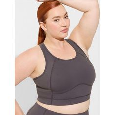 Torrid Gray Sports Bra 4 Way Stretch Nwt Comfortable Available In 0x And 4x Wireless Sports Bra, Front Zip Sports Bra, Underwire Sports Bras, Hot Pink Floral, Gray Sports Bra, Padded Bralette, Strappy Sports Bras, New Bra, Comfortable Bras