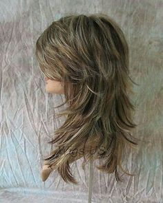 Long Hair Chunky Layers, Shag Layered Hairstyles, Hair Illustration, Choppy Layers, Long Layered Haircuts, Long Layered Hair