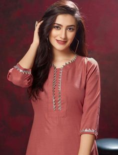 Plain Kurti Designs, Kurti Neck Design, Plain Kurti, Design Kurta, Simple Kurti, New Kurti Designs, Blouse Back Neck Designs, Designer Kurti Patterns