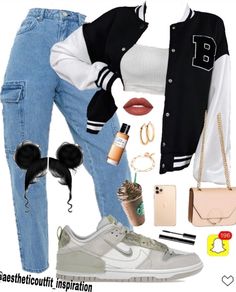 Outfits Con Jeans, Trendy Outfits For Teens, Easy Trendy Outfits, Causual Outfits, Swag Outfits For Girls, Outfit Casual, Cute Comfy Outfits, Cute Everyday Outfits, Really Cute Outfits