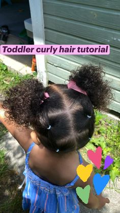 Braids With Buns, Mix Babies, Toddler Curly Hair, Mixed Girl Hairstyles, Black Kids Braids Hairstyles, Girl Hair Dos