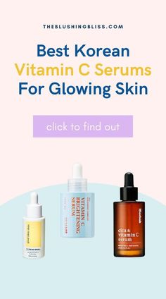 best Korean Vitamin C Serum Korean Vitamin C Serum, Korean Vitamin C, Serums For Glowing Skin, Skincare Vitamin C, Serum Korean, Best Vitamin C Serum, Acne Scarring, Serum For Face, Skin Fade