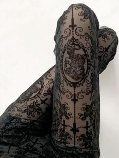 Lace Stockings, Mesh Pants, Estilo Hippy, Mazzy Star, Grunge Goth, Flared Pants, Visual Kei, Dream Clothes, Look Cool