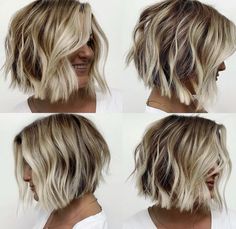 Hair Growing, Choppy Bob Hairstyles, Short Bob Haircuts, Short Blonde Hair, Trendy Short Hair Styles, Great Hair, Short Bob