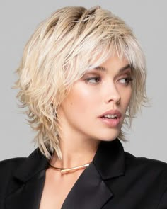 Mid Length Shag, Razor Cut Shag, Cut Layers, Wig Outlet, Best Wig Outlet, Shaggy Short Hair, Short Shag Hairstyles, Choppy Hair, Messy Short Hair