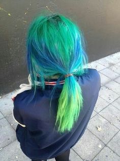 Seahawk color Green And Blue Hair, Blue And Green Hair, Money Folder, Seahawks Colors, Neon Hair, Boring Hair, Beautiful Hair Color, Alternative Hair, Yellow Hair