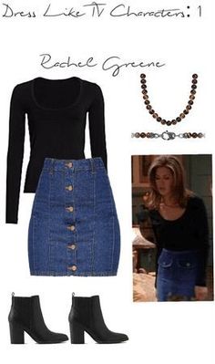 Estilo Rachel Green, Rachel Green Outfits, 90’s Outfits, Movie Inspired Outfits, 90s Inspired Outfits, Outfits 90s, Tv Show Outfits, Outfits Dresses, Look Retro