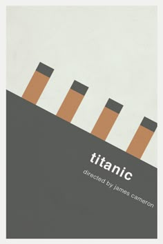 Titanic - Minimalist Poster Titanic 1997, Poster Advertising, Bg Design, Poster Inspiration, Titanic Movie, Film Posters Minimalist, Best Movie Posters