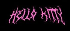 the word goth written in pink ink on a black background