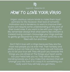 an article about how to love your virgo