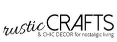 the logo for rustic crafts and chic decor for mosaic living