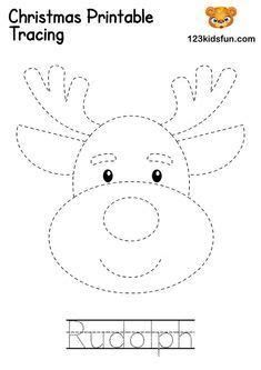 rudolph the reindeer christmas printable worksheet