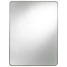 Modern Rectangular Mirror, Brushed Brass-Accessories-High Fashion Home Master Bath Design, Modern Hollywood Regency, Entry Mirror, Modern Wall Mirror, Dresser Mirror, Universal Furniture, Accent Mirror, Rectangle Mirror, Furniture Modern