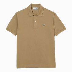 Lacoste Men's Short-Sleeved Ribbed Collar Polo Shirt epitomizes timeless style and exceptional quality. This classic fit beige polo shirt features a ribbed collar and cuffs with a 2 button placket and mother-of-pearl buttons, adding a touch of sophistication to your casual wardrobe. This shirt is durable and comfortable and made from premium cotton petite pique fabric. The iconic Lacoste Crocodile logo on the left chest completes the look, making it a must-have for any fashion-conscious individu René Lacoste, Crocodile Logo, Bath Robes For Women, Lacoste Men, Collar Tshirt, Cotton Polo Shirt, Blouse Outfit, Cotton Polo, 12 12