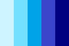 blue and white color palette with different shades