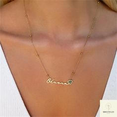 🌟 A Necklace That's as Unique as You Are! 💖 This custom birthstone name necklace is the perfect personalized piece of jewelry for you or a loved one. Featuring your name and birthstone, this stylish pendant is available in gold, silver, and rose gold, making it the perfect gift for any occasion. ✨ Details: Material: Stainless steel for durability and shine Pendant Size: Custom name with birthstone Colors Available: Gold, Silver, Rose Gold Chain Length Options: 35cm + 5cm extension 40cm + 5cm e Dainty Birthstone Initial Pendant Necklace, Personalized Elegant May Birthstone Necklace, Elegant Personalized May Birthstone Necklace, Personalized Birthstone Nameplate Necklace, Meaningful Birthstone Necklace For Anniversary, Elegant May Birthstone Necklace For Personalized Gifts, Initial Pendant Name Necklace With Birthstone For Anniversary, Custom Name Birthstone Necklace Gift, Elegant Birthstone Pendant Name Necklace