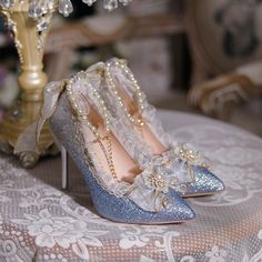 Customized Product. Ship In 5-15 Days. is not eligible for return. Fabric Material: PuColor: Blue. SilverPlatform Height: 8.5cm/3.35" Light Blue Round Toe Evening Wedding Shoes, Blue Heels With Rhinestones And Round Toe, Elegant Blue Lace-up Heels, Blue Flat Heels For Party, Blue Pointed Toe Wedding Shoes For Party, Blue Party Court Shoes With Round Toe, Blue Round Toe Court Shoes For Party, Blue Embellished Heels With Pointed Toe, Beaded Shoes Laces