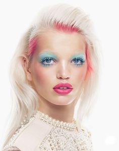 'MAKEUP LOOKBOOK' project - 1980's makeup Daphne Groeneveld, Trend Council, Festival Essentials, Patrick Demarchelier, 2014 Trends, Vogue Uk, Editorial Makeup, Beauty Editorial, Model Hair