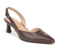 Offering fun, party-ready style, the Dalary slingback pump pairs perfectly with your little black dress or with formal wedding attire. From Naturalizer. Elegant Closed Toe Slingback Pumps With 4-inch Heel, Elegant Slingback Pumps With 4-inch Heel For Formal Occasions, Elegant Slingback Pumps With 4-inch Heel For Work, Classic Slingback Sandals With Heel Strap For Party, Classic Party Slingback Sandals With Sculpted Heel, Classic Slingback Sandals With Sculpted Heel For Party, Elegant Slingback Sandals With Padded Heel For Night Out, Elegant Slingback Pumps With Padded Heel For Night Out, Formal Slingback Pumps With Sculpted Heel