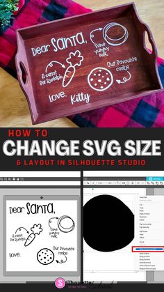 how to change svg size and layout in silhouette studio