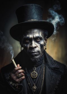 Papa Legba Voodoo, Doctor Voodoo, Night Goddess, Goddess Lilith, Graveyard Girl, Voodoo Art, Baron Samedi, Papa Legba