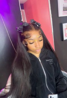 Baby Shower Hair Styles, Wigs Styles, Sleek Braided Ponytail, Black Hair Updo Hairstyles, Short Box Braids Hairstyles, Lace Fronts, Wig Colors, Cute Hair Colors