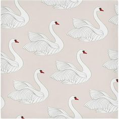 a wallpaper with swans on it