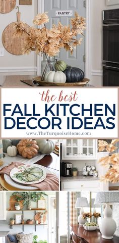 the best fall kitchen decor ideas