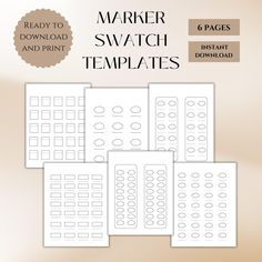 the printable planner stickers are ready to use