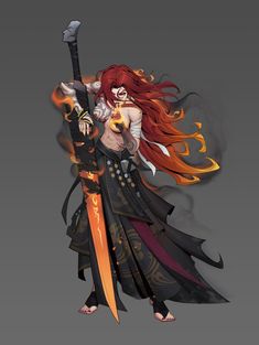 Pathfinder Character Art, Red Haired Character, Rpg Character Art, Pathfinder Rpg Characters, Pathfinder Character, Concept Art Character, Fantasy Concept Art, Fantasy Rpg