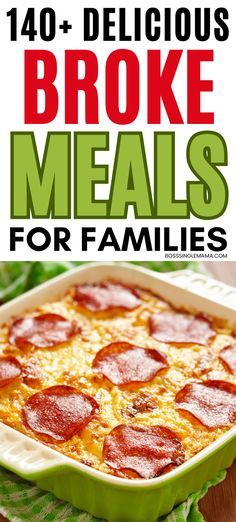 the cover of this cookbook is full of delicious and healthy meals for families to enjoy