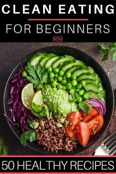 Clean Eating Meals, Pasti Fit, Clean Eating Menu, Clean Eating For Beginners, Clean Eating Breakfast, Healthy Food Recipes Clean Eating, God Mat, Healthy Clean Eating, Diet Vegetarian