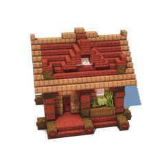 an image of a house made out of bricks