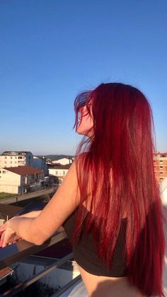 Gorgeous Red Hair, Blood Red Hair, Red Hair Color Ideas, Cherry Red Hair, Wine Red Hair, Red Hair Inspo, Wine Hair, Cherry Hair, Dyed Red Hair