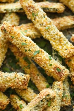 some fried food is sitting on a plate