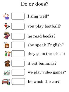 a printable worksheet for children to learn how to read the words in english